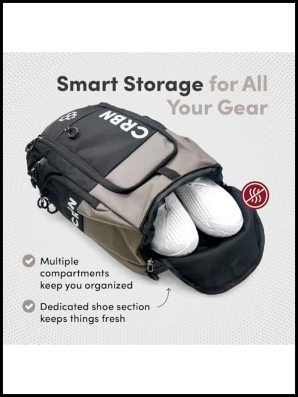 Pickleball Backpack - Padded Compartment for 3 Paddles, Shoes, Laptop